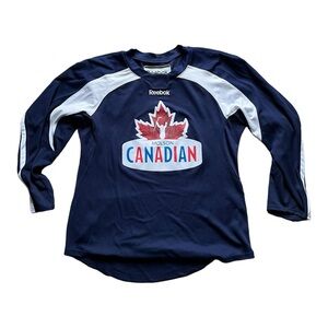Men’s Large Molson Canadian Reebok Hockey Jersey